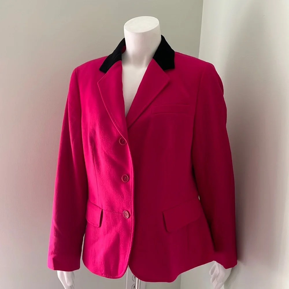 Talbots women’s wool pink dress blazer
